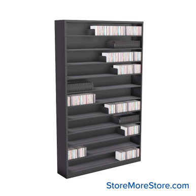 Media Shelving 48''W x 10''D x 77''H - VS48-11 SMS-08-V25-VS48-11