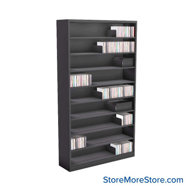 Media Shelving 36''W x 10''D x 64''H - VS36-9 SMS-08-V25-VS36-9