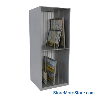 Artwork Storage Shelves 36''W x 36''D x 88''H - Kit-Datum-65895-363688 SMS-08-V25-65895-363688