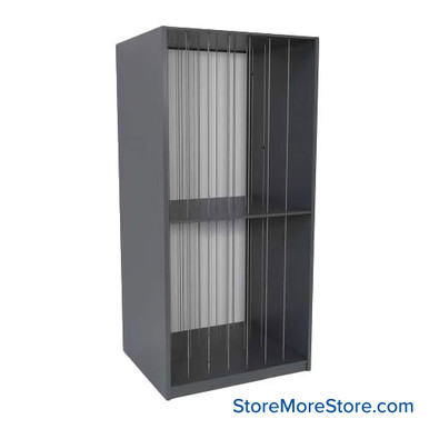 Artwork Storage Shelves 42''W x 24''D x 88''H - Kit-Datum-65895-422488 SMS-08-V25-65895-422488