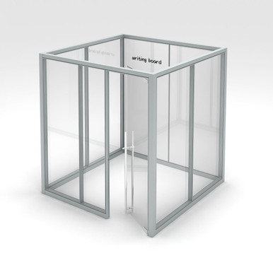 Modern Office Cubicles 102''W x 101''D x 94''H - 4PEO-969694-3CGP-1WGP SMS-10-V13-4PEO-969694-3CGP-1WGP