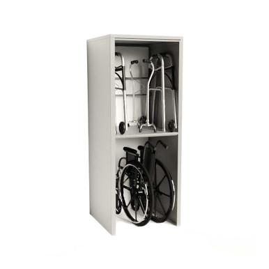 Wheelchair and Walker Shelving 30''W x 24''D x 76''H - SNB302476 SMS-08-V25-MED-SNB302476