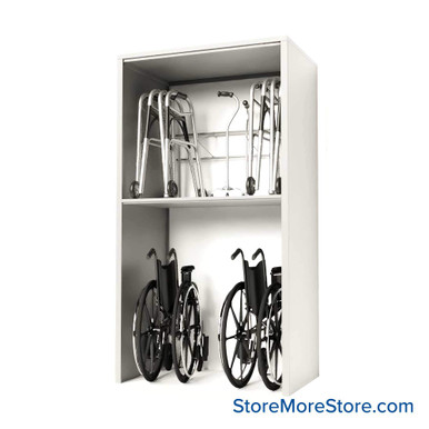 Wheelchair and Walker Shelving 48''W x 30''D x 88''H - SNB483088 SMS-08-V25-MED-SNB483088