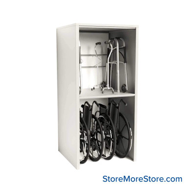 Wheelchair and Walker Shelving 36''W x 36''D x 76''H - SNB363676 SMS-08-V25-MED-SNB363676
