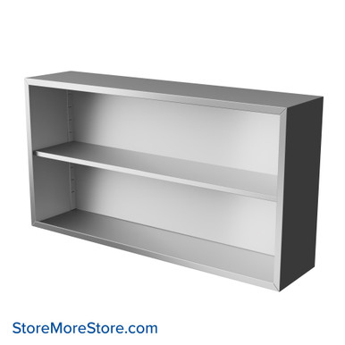 Wall Mount Stainless Steel Shelves 60''W x 14''D - TC-CO1460W-kit SMS-01-V94-CO1460W