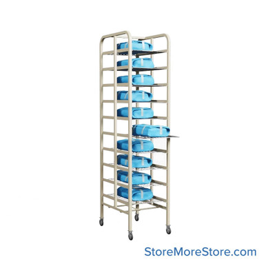 Surgical Instrument Rack 18''W x 29''D x 78''H - NT-1-40-AL SMS-08-V59-NT-RKU-1-10