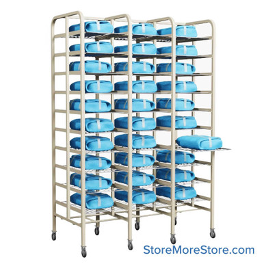 Surgical Instrument Rack 53''W x 29''D x 78''H - NT-3-40-AL SMS-08-V59-NT-RKU-3-10