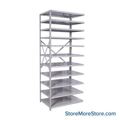 Antimicrobial Shelving 36''W x 18''D x 87''H - A451C-18PL-AM SMS-08-V39-A451C-18PL-AM