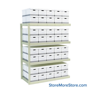 File Box Rack 69''W x 30''D x 84''H - RS693084-4AP SMS-08-V39-RS693084-4AP