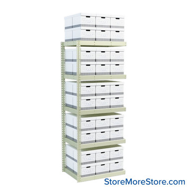 File Box Rack 42''W x 30''D x 108''H - RS4230108-5AP-HPB SMS-08-V39-RS4230108-5AP-HPB