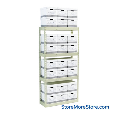 File Box Rack 42''W x 15''D x 84''H - RS421584-4SP SMS-08-V39-RS421584-4SP