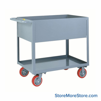 Steel Utility Cart 24''W x 36''D x 38''H - DS2436X12-6PY SMS-02-V87-DS2436X12-6PY