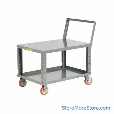 Adjustable Height Cart 24''W x 36''D x 25''H - LK24365PYBKAH SMS-02-V87-LK24365PYBKAH