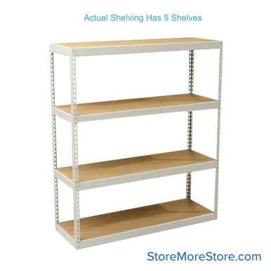 Bulk Storage Racks 72''W x 36''D x 120''H - DRHC7236120-5S-CB-PBD SMS-08-V39-DRHC7236120-5S-CB-PBD