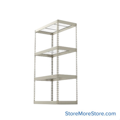 Bulk Storage Racks 60''W x 24''D x 84''H - DRHC602484-4S-AB-WD SMS-08-V39-DRHC602484-4S-AB-WD