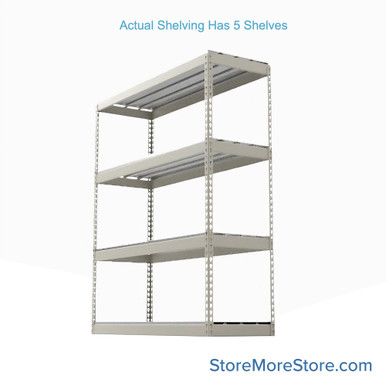 Bulk Storage Racks 72''W x 30''D x 120''H - DRHC7230120-5S-AB-SD SMS-08-V39-DRHC7230120-5S-AB-SD
