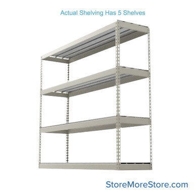 Bulk Storage Racks 96''W x 30''D x 120''H - DRHC9630120-5S-AB-SD SMS-08-V39-DRHC9630120-5S-AB-SD