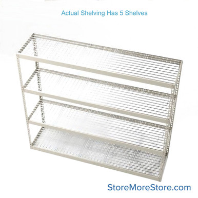 Bulk Storage Racks 96''W x 36''D x 120''H - DRHC9636120-5S-AB-WD SMS-08-V39-DRHC9636120-5S-AB-WD