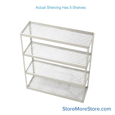 Bulk Storage Racks 72''W x 36''D x 120''H - DRHC7236120-5S-AB-WD SMS-08-V39-DRHC7236120-5S-AB-WD