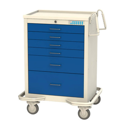 Aluminum and Steel Anesthesia Carts 32''W x 25''D x 43''H - METF4110-DB SMS-02-V50-METF4110-DB