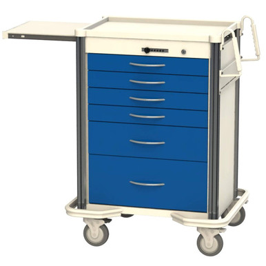 Aluminum and Steel Anesthesia Carts 32''W x 25''D - MITPPAF4110-DB SMS-02-V50-MITPPAF4110-DB