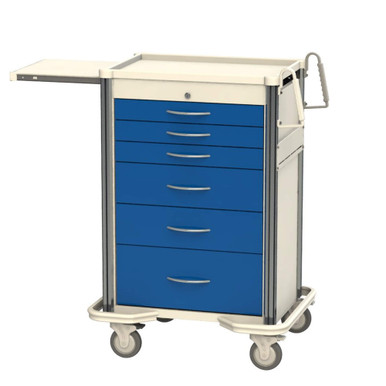 Aluminum and Steel Anesthesia Carts 32''W x 25''D - MKTPPAF3210-DB SMS-02-V50-MKTPPAF3210-DB