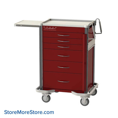 Hospital Crash Cart 32''W x 25''D x 46''H - MBSPPAF3210-R SMS-02-V50-MBSPPAF3210-R