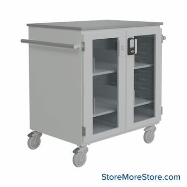 Medical Supply Cart 42''W x 27''D x 41''H - MBN200-01-HSSS2E SMS-02-V140-MBN200-01-HSSS2E