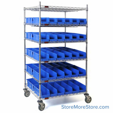 Kanban Carts 48''W x 30''D x 68''H - ELKB-3048-C SMS-02-V69-ELKB-3048-C