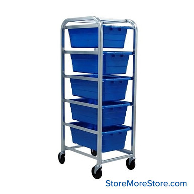 Tote Cart with Wheels 19''W x 27''D x 61''H - TR5-2516-8 SMS-02-V45-TR5-2516-8