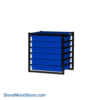 Rolling Carts With Trays 22''W x 18''D x 29''H - EWM-6-T SMS-02-V134-EWM-6-T