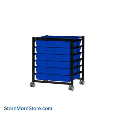 Rolling Carts With Trays 22''W x 18''D x 29''H - EWM-6-M SMS-02-V134-EWM-6-M
