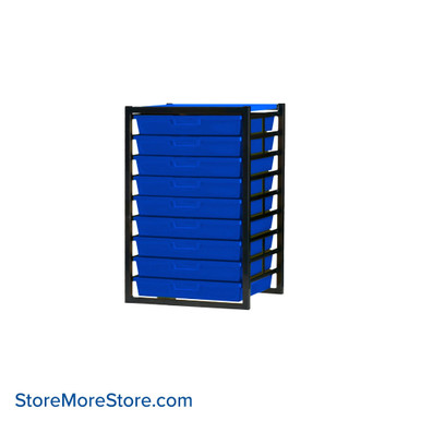 Rolling Carts With Trays 22''W x 18''D x 41''H - EWM-9-T SMS-02-V134-EWM-9-T
