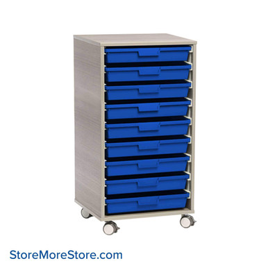 Rolling Carts With Trays 20''W x 19''D x 39''H - EWW-9-M SMS-02-V134-EWW-9-M