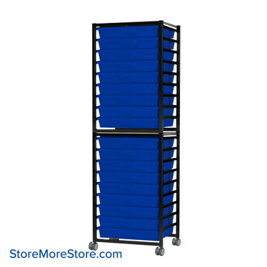 Rolling Carts With Trays 22''W x 18''D x 75''H - EWM-18T-M SMS-02-V134-EWM-18T-M
