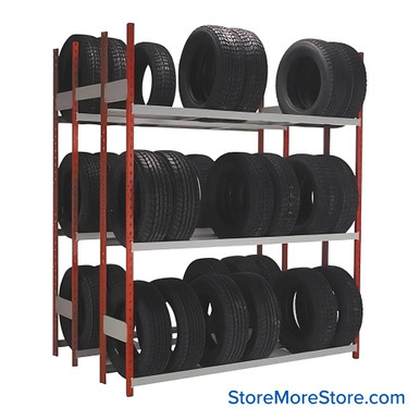 Vertical Tire Storage Rack 60''W x 48''D x 87''H - SRP0544 SMS-08-V81-SRP0544