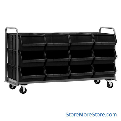 Rolling Storage Bin Cart 78''W x 30''D x 47''H - MTT-3078-743 SMS-02-V45-MTT-3078-743