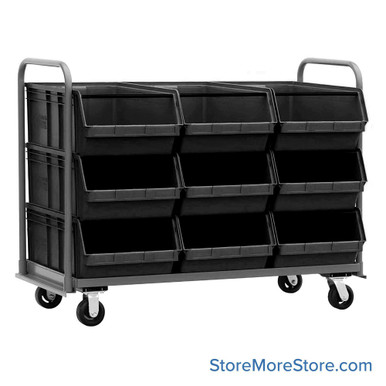 Rolling Storage Bin Cart 60''W x 30''D x 47''H - MTT-3060-743 SMS-02-V45-MTT-3060-743