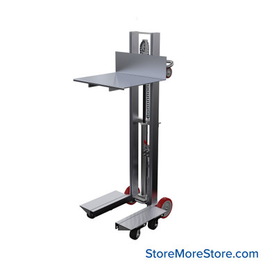 Aluminum Platform Hand Truck 24''W x 20''D x 54''H - ALLH-2420-4SFL SMS-09-V46-HALLH-2420-4SFL