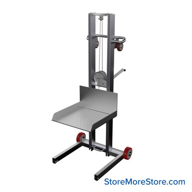 Aluminum Platform Hand Truck 20''W x 20''D x 55''H - ALLPW-500-FW SMS-09-V46-HALLPW-500-FW