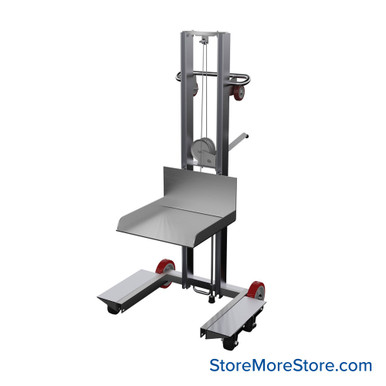 Aluminum Platform Hand Truck 20''W x 20''D x 58''H - ALLPW-500-4SFL SMS-09-V46-HALLPW-500-4SFL