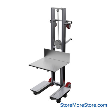 Aluminum Platform Hand Truck 24''W x 20''D x 60''H - ALLW-2420-4SFL SMS-09-V46-HALLW-2420-4SFL