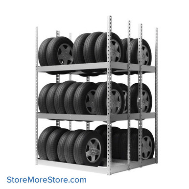 Tire Storage Rack 60''W x 42''D x 84''H - TSD602184-3SP SMS-08-V39-TSD602184-3SP