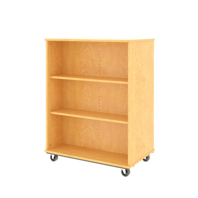 Wood Shelving on Wheels 36''W x 23''D x 48''H - TMM614A SMS-08-V127-TMM614A