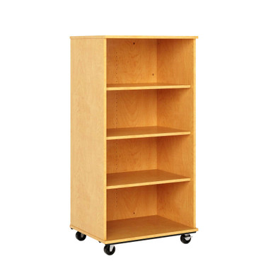 Wood Shelving on Wheels 30''W x 23''D x 60''H - TMM511A SMS-08-V127-TMM511A