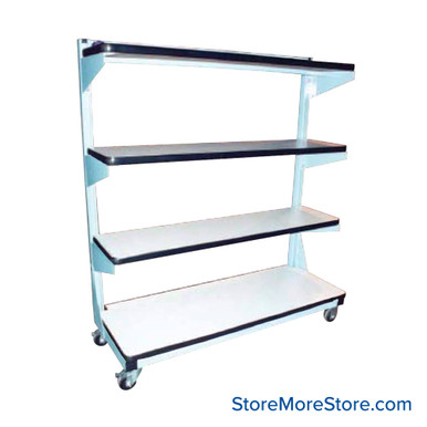 Cantilever Cart 36''W x 18''D x 48''H - CSC3648PL-SW837 SMS-02-V80-CSC3648PL-SW837