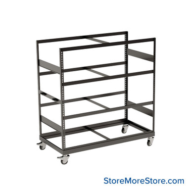 Heavy Duty Shelving on Wheels 60''W x 24''D x 68''H - SRD4510M SMS-08-V81-SRD4510M
