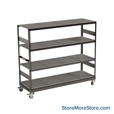 Heavy Duty Shelving on Wheels 72''W x 24''D x 68''H - SRD4526SM SMS-08-V81-SRD4526SM