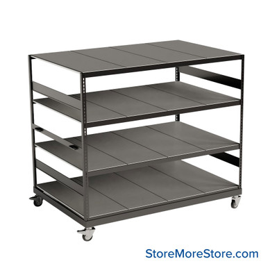 Heavy Duty Shelving on Wheels 72''W x 48''D x 68''H - SRD4532SM SMS-08-V81-SRD4532SM
