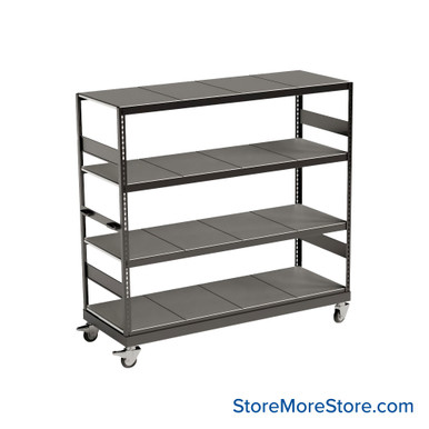 Heavy Duty Shelving on Wheels 66''W x 24''D x 68''H - SRD4518SM SMS-08-V81-SRD4518SM